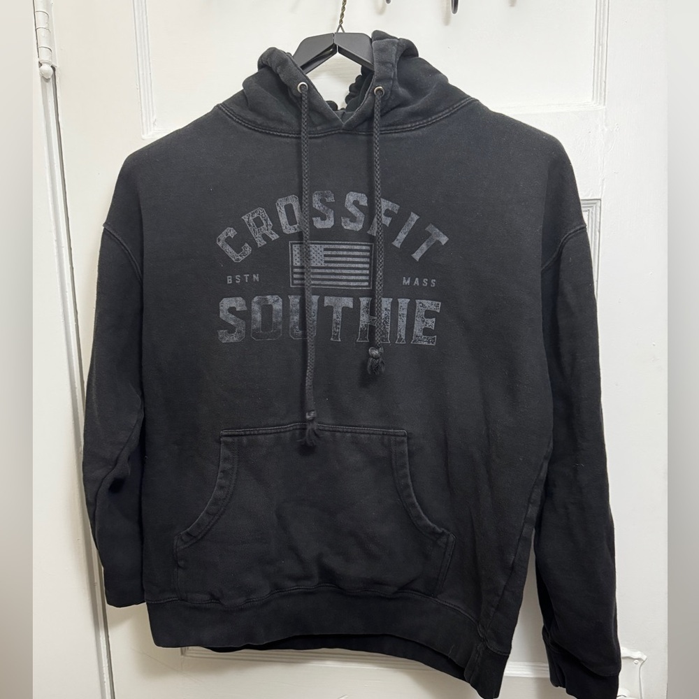 CrossFit Southie Boston Hoodie Washed Black –